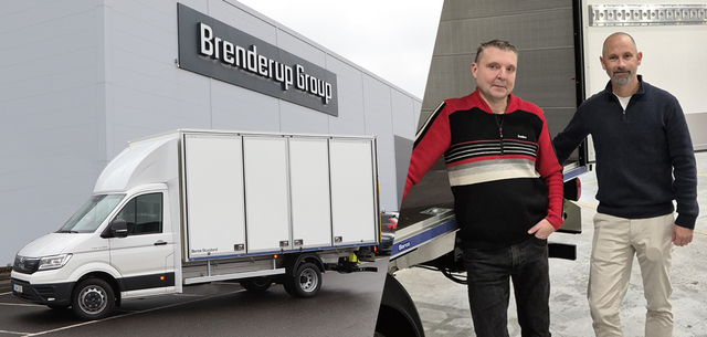 Andreas Fälth, Sales and Marketing Manager Berco, and Daniel Blom, Business Unit Director for Box Bodies and Managing Director of Brenderup AB.